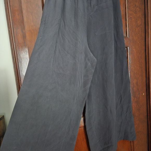 Club Monaco 100% Silk Wide Leg Pants - Picture 3 of 4